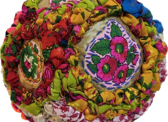 Prayer of Day Twenty Four Work Size: 70 cm Medium: Hand sewing on fabric